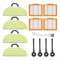 Kit d'accessoires de rechange pour aspirateur Shark RV2610WA RV2620WA RV2410WD AV2610WA AI Ultra 2 en 1 Robot Aspirateur Filtre de rechange Brosse latérale Petite brosse