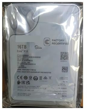 JXCHSWOU Disco Duro HDD X18 ST16000NM000J de 16 TB, 7200 RPM, 256 MB, SATA, 6 GB/s, NAS de 3,5 Pulgadas, recertificado for Servidor