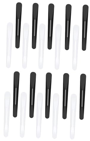 LOLIPPYY 30 Espátulas para Crema Facial de Pp, Diseño Pieza Resistente, Raspador para Mascarillas, Adecuado para Uso Cosmético y Cuidado Piel Color Aleatorio