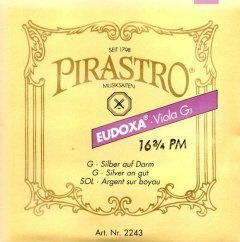 CUERDA VIOLA - Pirastro (Eudoxa 224351) (Tripa/Plata) (16 3/4 PM) 3ª Medium Viola 4/4