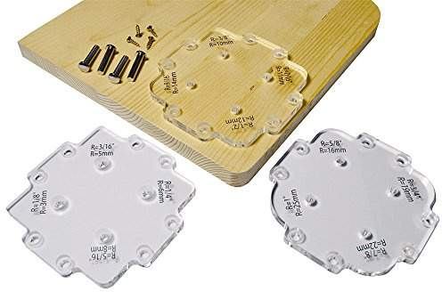 CMT TMP-R12 SET DI 3 DIME PER LA FRESATURA DI 12 RAGGI (da 3 a 25mm)