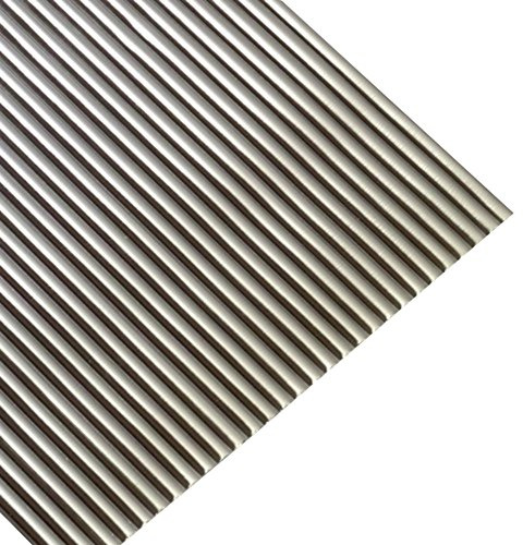 efco Rund Wachs Streifen, Silber Brilliant, 200 x 2 mm, 10-TLG.