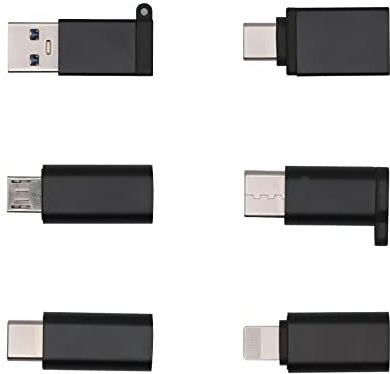 SZFUDIGO USB C auf Micro USB Adapter 6-Pack für Nexus 5/6 und andere Unterstützung von OTG-Funktion