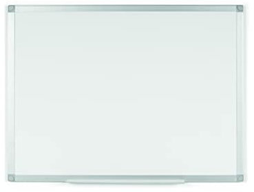 BoardsPlus Magnetisches Whiteboard 60 x 45 cm, Mit Aluminiumrahmen und Stifteablage, Tocken Abwischbar, Wiederbeschreibbar