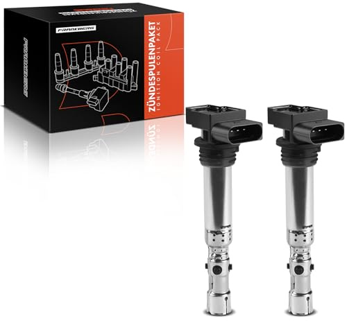 Frankberg 2x Zündspule 03D905105A | Kompatibel mit Polo 9A 9N, Fabia I Praktik 6Y5, Fabia I 6Y2, Fabia II 542, Fabia I Combi 6Y5, Fabia I Stufenheck 6Y3
