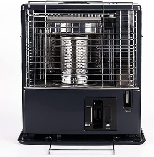 Stufa a Cherosene Portatile, Stufa a Olio a Cherosene da 2,6 KW Stufe per ambienti Non Elettriche, Riscaldamento Surround a 360°, per Pesca sul Ghiaccio Zaino in Spalla Escursionismo per Ufficio
