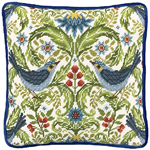 Bothy Threads Gobelin-Stickkissen Set Sommerdrossel-Tapisserie