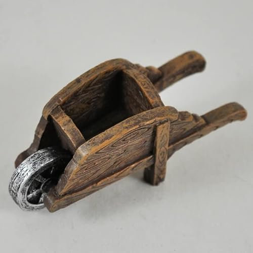 Decorative Wooden Garden Wheelbarrow