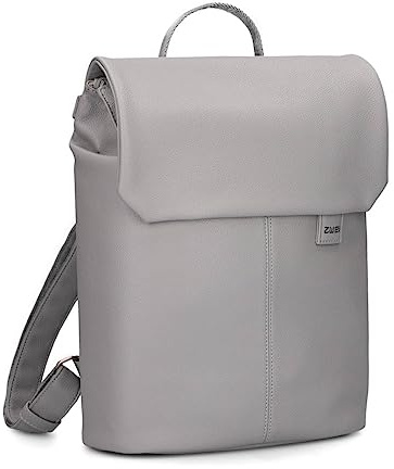 Zwei Damen City-Rucksack Mademoiselle.M MR13 Tagesrucksack 7 Liter, gepolstertes Laptopfach, Magnet-Verschlussklappe, Hauptfach mit Reißverschluss, Rückenpolsterung, klassisch-elegant