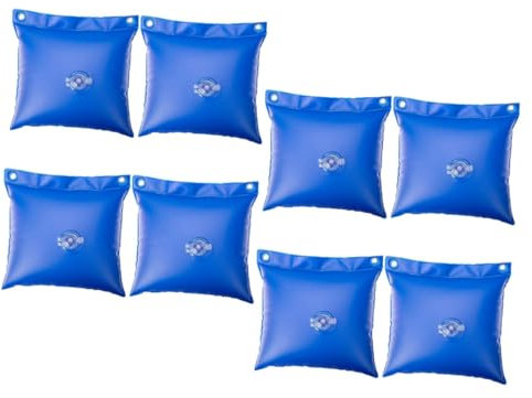 BESPORTBLE 8 Stück Winterfestmachungsset für Aufstellpools Hängetasche Poolabdeckungstaschen PVC Wetterfest Poolrandbeutel Winter Poolzubehör