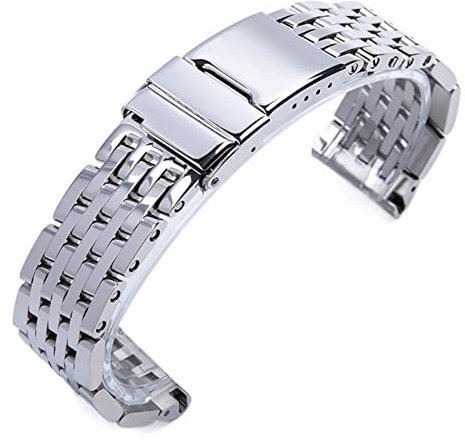 vkeid 22mm 24mm Silber Edelstahl Uhrenarmband für Breitling Armband Uhrenarmband für Avenger NAVITIMER SUPEROCEAN Uhrenarmbänder