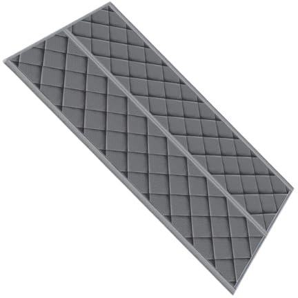 Cabilock Türvorhang Wärmeschutz aus PVC und Seidenfasergewebe Magnetisch Befestigt Dicht Abschließend für Kälteisolierung und Wärmeverlustvermeidung mit Rautenmuster in Einfach