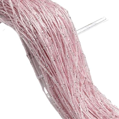 Cortinas De Cuentas para Puertas Exteriores Beaded Curtain Door Curtain Beads Thread Curtains Window Wall Panel Room Divider Doorway Home Living Room Wedding Cortina De Cuentas De Cristal (Color : Li