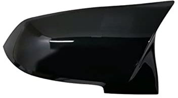 BAFAFA Auto Spiegelkappen Für Serie 1 2 3 4 Für X Für M 220i 328i Für 420i Für F20 F21 F22 F23 Für F30 F32 F33 F36 Für X1 Rückspiegel Abdeckkappe Seitenspiegelkappe(1pc Black Left)
