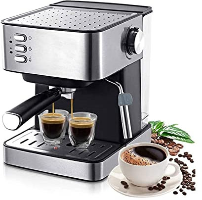 CVNIMV Cafeteras - Molinillo de café eléctrico de 1,6 l para Espresso, Capuchino, café con Leche y pequeños obsequios