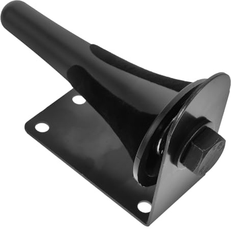 TOYANDONA Trumpet Accessories Wall Mount Holder with Stable Support and Easy Installation, Black Metal Wind Instrument Storage Holder for Secure and Space-saving Wall Mount Trumpet Rack