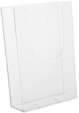 GETAJGHSD 2St Ausstellungsstand bücherregal book shelves bücher buch halter aufbewahrungskörbe Buchhalter Müll Dateianzeige-Organizer ordner Prospekthalter Aktenhalter p.s Transparent