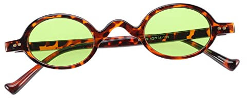 Alipis Retro Leopard Print Sonnenbrille Ovalrahmen Für Sommerpartys Und Foto Requisiten Stylische Sonnenbrille Für Teenager Und Erwachsene Perfekt Für Festivals Und Feiern