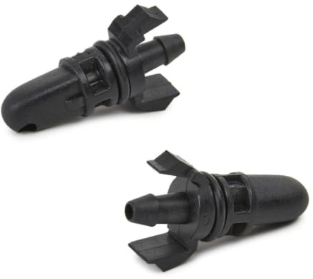 Lot 2 gicleurs lave-glace compatible pour Renault Clio III, Mégane II, Scénic II/III, Espace V, Twingo II – OEM 289300004R, 7701062237