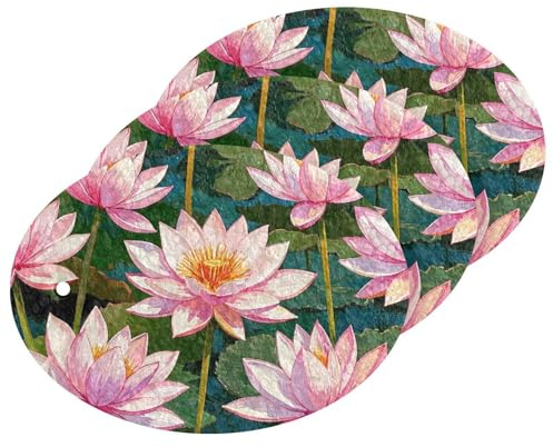 Ölgemälde mit Blumen-Gefühl, saugfähig, große Schwämme zur Reinigung, Mehrzweck-Küchenschwämme zum Geschirrspülen von Geschirr, Töpfen, Pfannen auf einmal, 3 Stück