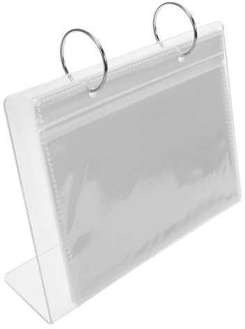 Healvian Organizzatore per Nail Art Espositore Unghie in Acciaio e Plastico, Raccoglitore Trasparente per Adesivi Unghie, per Manicure e Organizzazione Professionale