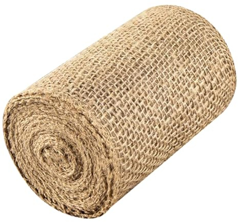 YARNOW Protection pour Tronc d'arbre en Toile de Jute Naturelle 20 CM X 5 M – Bandage Respirant Anti-Gel et Anti-Insectes pour Arbres Fruitiers Arbustes et Ornement – Couverture