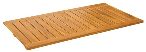 vidaXL Badematte Braun 100 x 55 cm Massivholz Akazie