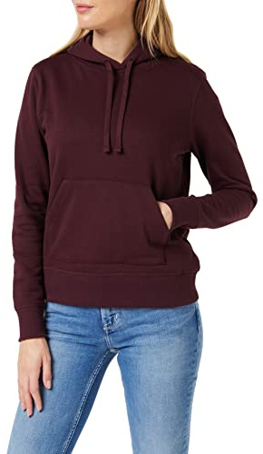 Amazon Essentials Wae50016fl18, Sweat-Shirt À Capuche Femme, Rouge (Burgundy), 42 (Taille fabricant: Large)