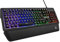 The G-Lab Keyz Palladium Teclado Gamer AZERTY con Cable USB – Retroiluminación RGB LED Multicolor, reposamuñecas magnéticas, 26 Teclas antighosting, Duradero – PC PS4 Xbox One (Negro)