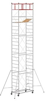 Gerüst Arbeitshöhe 8,50 m aus Stahl Serie M4 Lux 150 - Made in Italy I SCEDIL