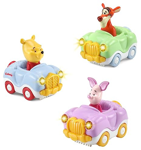 Vtech 80-406564 TUT TUT Baby Flitzer – Disney Set 1 (Winnie l'ourson, Tigrou et Porcinet Cabriolet)