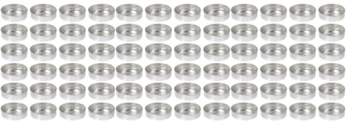 NUOBESTY 3sets Kerze Tasse Fall Teelicht Zubehör Tee Licht Container Leere Für Ersatz 50 Stücke * 3