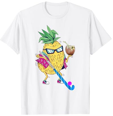 Hockey Ananas Hawaii Party Landhockey T-Shirt