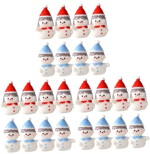 Ciieeo STK Schneemann aus Harz stehende Weihnachtsfigur Weihnachtsschmuck Urlaub Tischdekoration winterdeko tooniesfiguren Weihnachtsdekorationen Schneemann-Figur Mikro-Harz-Statue