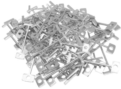 JISADER 100 pezzi livellatore per piastrelle ago in acciaio di livellamento per piastrelle pavimento parete ago in acciaio chiodi localizzatore di, 0.9 Mm