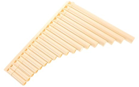18 Pfeifen Panflöte für Anfänger und Kinder | Leichtes Abs Material, Glattes Spielgefühl, für Unterricht und Auftritte, 18 Stück Ausführung