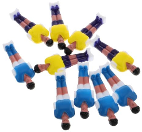 HEMOTON 10stücke Mini Tischfußballspieler-Set Tischfußballfiguren Spielerpuppen Tischfußball-ersatzteile-Set Spielerfiguren Für Heim Und Büro