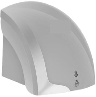 Asciugamani elettrico Sensore elettrico montato a parete, bagno WC con asciuga mani in plastica ABS, freddo/caldo automatico a infrarossi senza tocco ,Ultra efficiente dal punto di vista energetico(Ho