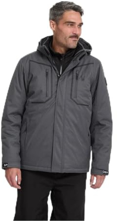 Spyder Mens 3-in-1 Snow Ski System Jacket, Polar, XL