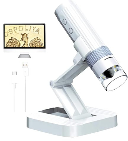 Microscopio Digital HD 1080P LED USB WiFi, cámara for teléfono móvil, Herramientas de inspección PCB(W1-W)