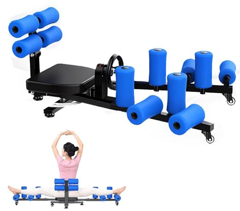 Bensträckare i rostfritt stål | justerbar delad maskin för flexibilitetsträning i balett, yoga, dans, kampsport, MMA och gymnastik