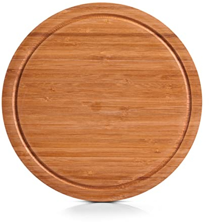Zeller 25250 Tabla para Cortar, Madera, Marrón, 30x30x2 cm