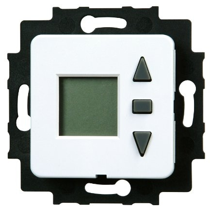 Kopp Paris/HK05 Rollladenzeitschaltuhr, automatische Steuerung von Rollläden und Markisen, Ferien-und Handsteuerung, LCD-Display, 3A, 230V~, 1500W/VA, IP20, arktis-weiß, 198513016