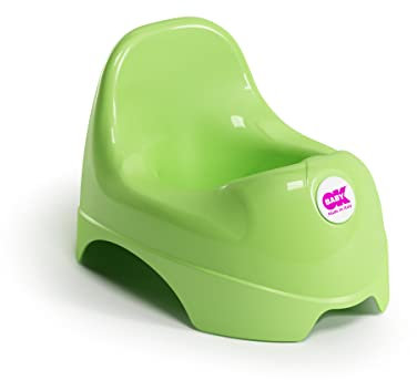 OKBABY Relax Pot Classique pour Enfants, Assise Anatomique Vert, 1 Unité