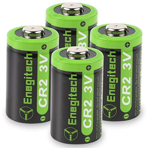 Enegitech CR2 3V Lithium Batterien CR15H270 für Instax SQ1/SQ40 (4er Pack) | 10 Jahre Lagergarantie für Einwegzellen. Perfekt für Switch Bot, Bordo 6000K Faltschloss, Taschenlampen und Melder.