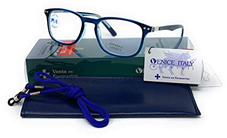 Blaulichtfilter lesebrille anti blaulicht. Computerbrille Professional Für herren damen gamer brille venice (Blau, +3.50)