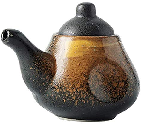 Botella dispensadora de condimentos de cerámica, aceitera y vinagrera, botella de aceite de oliva o vinagrera, botella dispensadora de aceite, (120 ML), botella dispensadora de aceite de oliva de mesa