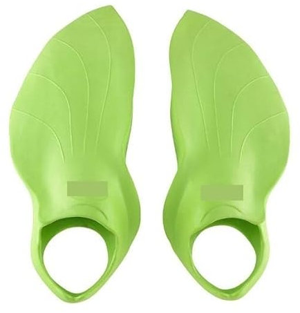 Trainingsschwimmflossen Schwimmflossen, flexibel, weich, bequem, for Erwachsene, for Schnorcheln, Fußflossen, Tauchflossen ( Color : Fluorescent Yellow , Size : XL )