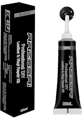 ARCSSAI Schwarz Leder und Vinyl Reparatur Restorer Ihrer Möbel, Autositze, Sofa, Jacke, Geldbörse, Gürtel, Schuhe, Bonded, Pu Leder