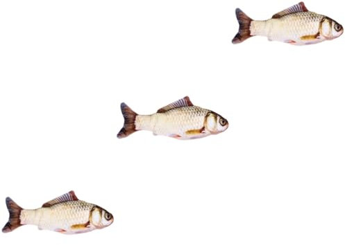 YARNOW 3 Stück Katzenspielzeug Haustier Teaser Haustier Fisch Spielzeug Haustier Spielzeug Katze Springender Fisch Spielzeug Katzen Fisch Spielzeug Fisch Spielzeug